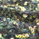 Sanibel Seashell Stretch Velvet Sequin Fabric | Blue Moon Fabrics