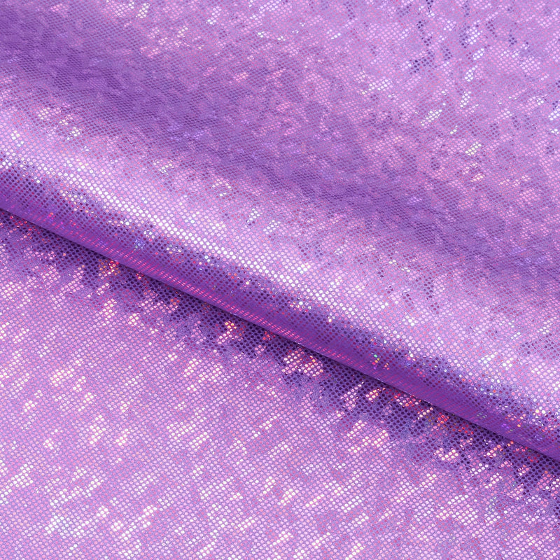 Shattered Glass Foiled Spandex Fabric | Blue Moon Fabrics