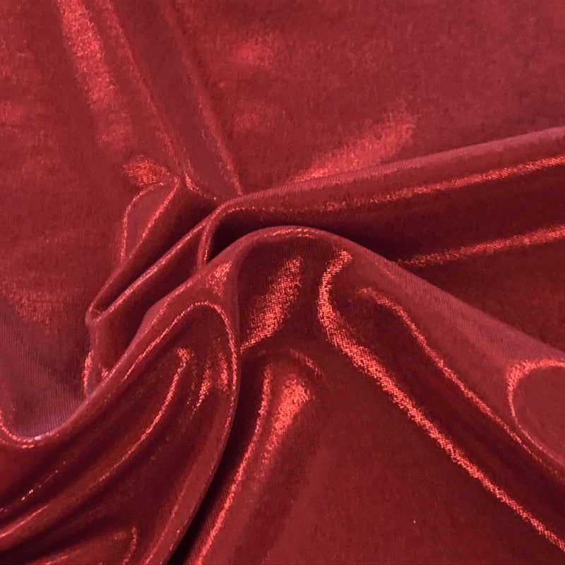 Sheen Foiled Spandex Fabric | Blue Moon Fabrics