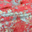 Squall Foiled Tie Dye Spandex Fabric | Blue Moon Fabrics