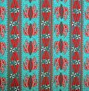 Aqua Tonga Sea Turtles Peachskin Fabric