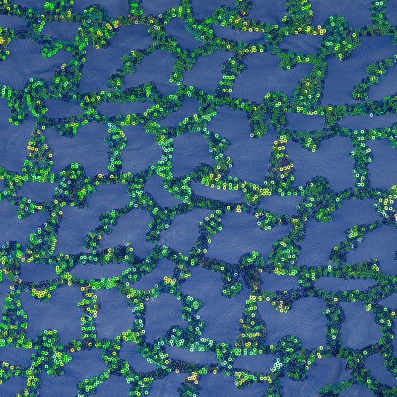 Toni Stretch Mesh Sequin Fabric | Blue Moon Fabrics