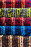 Swatches of Traditional Fiji Cotton Fabric