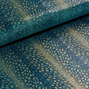 Venomous Foil Printed Stretch Velvet Fabric | Blue Moon Fabrics