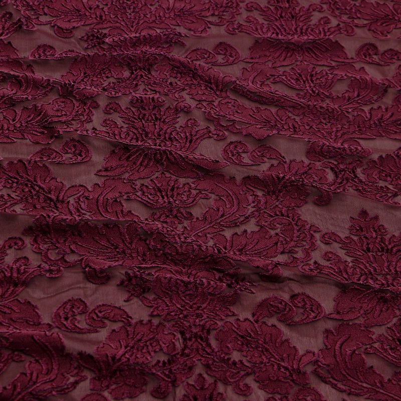 Versailles Burn Out Stretch Velvet | Blue Moon Fabrics