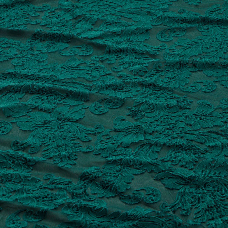 Versailles Burn Out Stretch Velvet | Blue Moon Fabrics