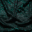 Vivian Glitter Printed Stretch Velvet Fabric | Blue Moon Fabrics