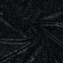 Vivian Glitter Printed Stretch Velvet Fabric | Blue Moon Fabrics
