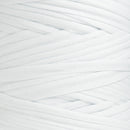 Recycled T-Shirt Fabric Yarn - White Color