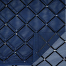 Diamonds Flocked Stretch Mesh Fabric | Blue Moon Fabrics