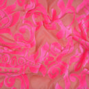 Ice Burnout Stretch Velvet Fabric | Blue Moon Fabrics