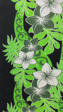 Triple Tropical Border Rayon Fabric | Islands Fabric