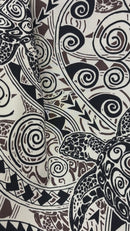 Tiki Turtle All Over Cotton Fabric | Islands Fabric