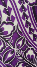 Islands Bloom Tattoo Waves Polyester Light-Barkcloth Fabric | Islands Fabric