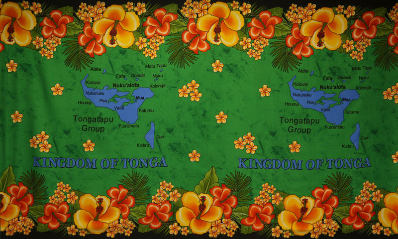 Kingdom of Tonga Islands | Sarong Green
