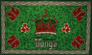 Kingdom of Tonga Crown/Turtle/Plumeria | Sarong Green
