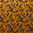 Tiare Swirls Fabric | Polyester Foil