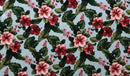 2nd image of Hibiscus Plumeria w/ Monstera & Banana Leaf Fabric