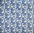 All Over Hibiscus Plumeria Tropical Leaves Rayon Poplin Fabric | Islands Fabric