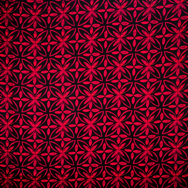 Alluring Watercolor Blossoms: Rayon Poplin Fabric | Polyester