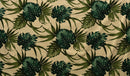 2nd image of Monstera Leaf Dypsis Lutescens Fabric