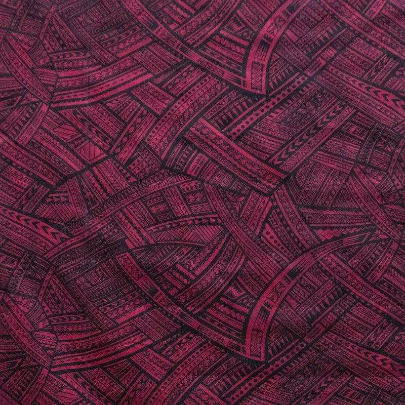 Traditional Polynesian Tattoo Fabric | Polyester