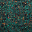 Traditional Polynesian Tapa design Polyester Fabric | Islands Fabric