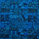 Traditional Polynesian Tapa Design Polyester Fabric | Islands Fabric
