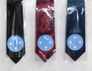 Black, Burgundy and Teal Seal of Federated States of Micronesia Tie
