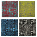 Swatches of Traditional Polynesian Tapa Light Barkcloth Fabric