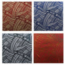 Swatches for Traditional Polynesian Tattoo Design Foil Fabric