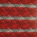 Red colored Traditional Polynesian Tattoo Gradient Design Fabric