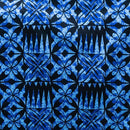 Royal colored Traditional Tapa Design Cotton Light Barkcloth Fabric