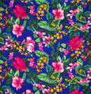 Royal Tropical Garden Peachskin Fabric