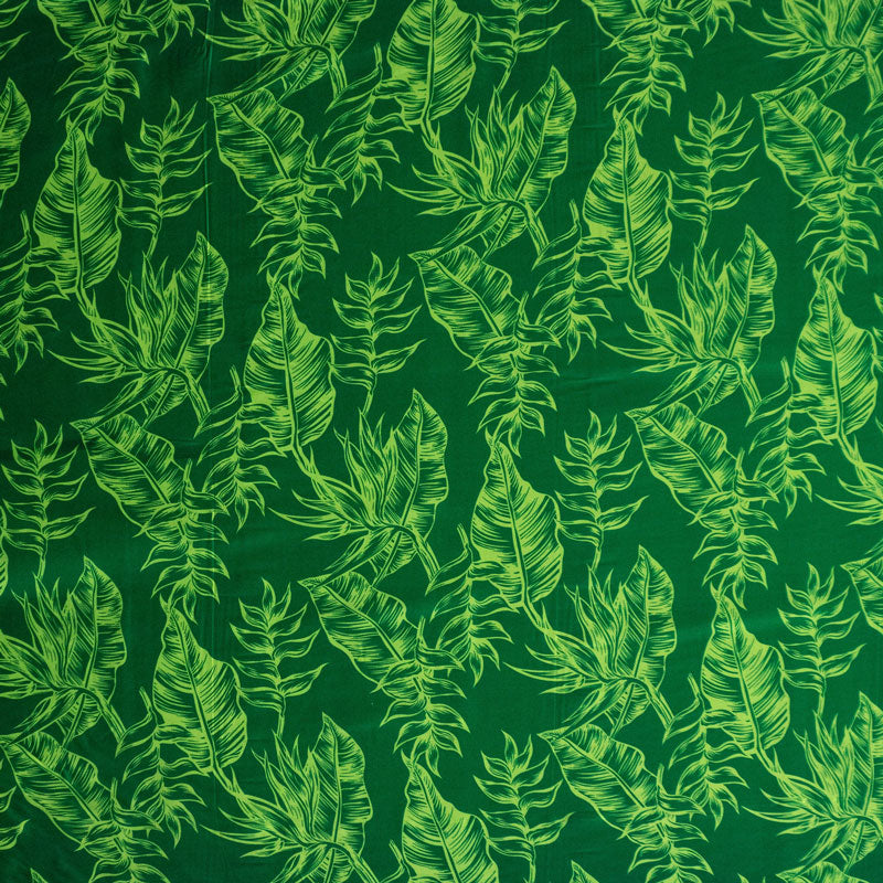 Hammock Fern/Banana Leaf | Rayon Green