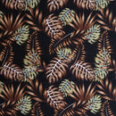 Monstera & Split Leaves Fabric | Rayon